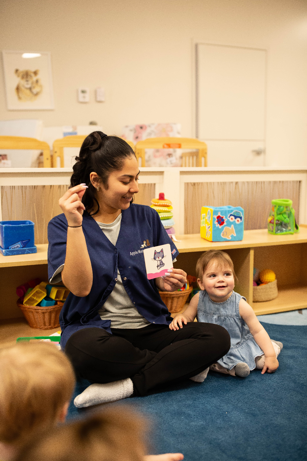 Infant program at Apple Montessori